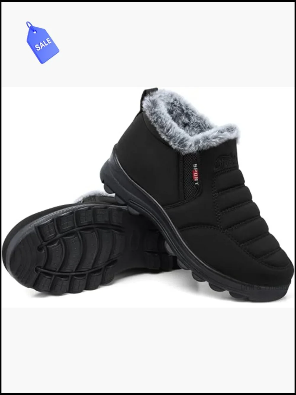 Women's Winter Snow Boots Warm Faux Fur Lined Non-Slip Ankle Booties